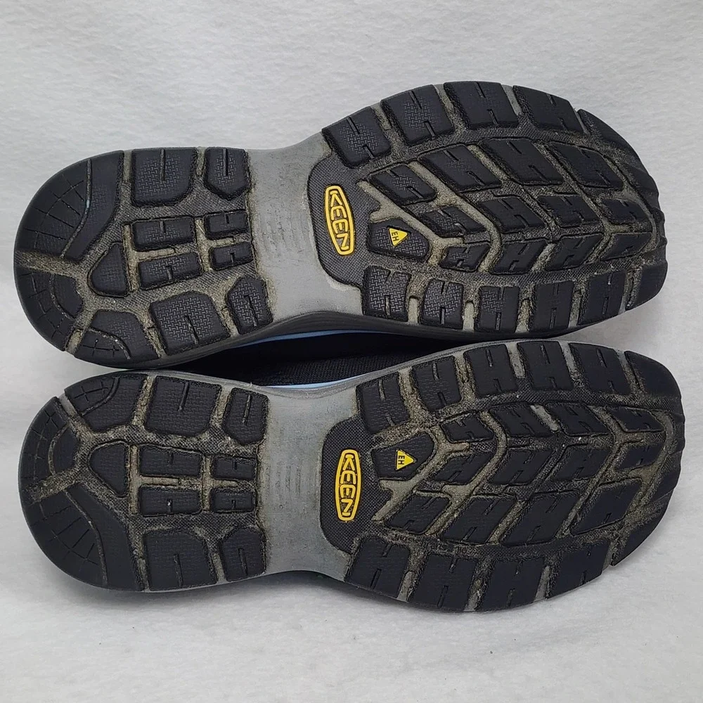 Keen Sparta II 1025571M Womens 8.5M Sneakers Black Air Blue Mesh Work Shoes
